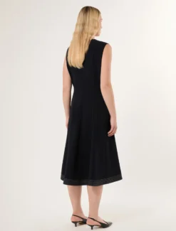 Abito in cady - BLU NOTTE