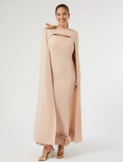 Abito in cady con rose - SKIN