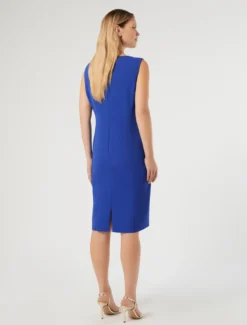 Abito in cady con strass - BLUETTE