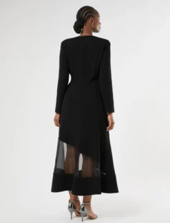 Abito in cady - NERO