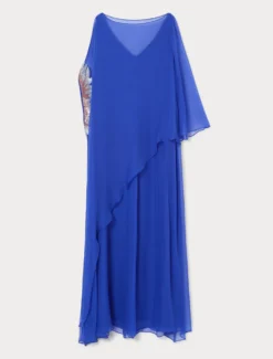 Abito in chiffon di pura seta - BLUETTE