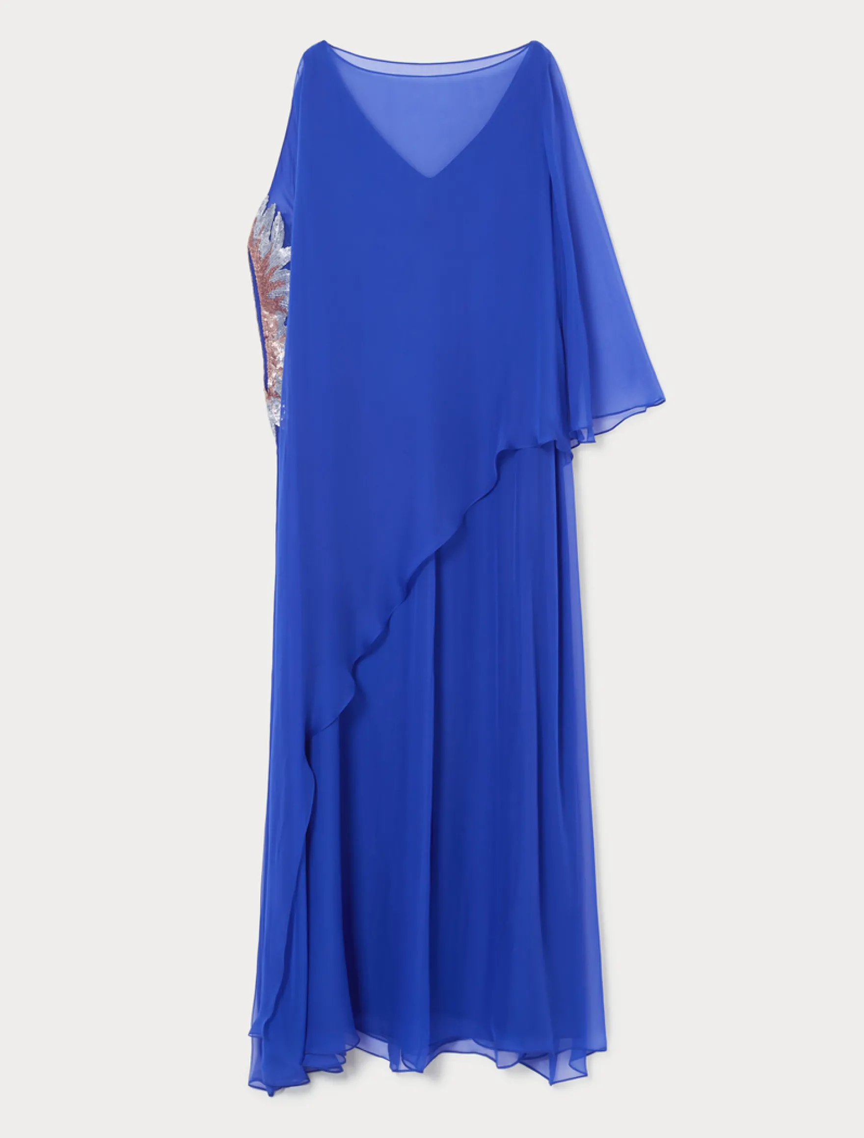 Abito in chiffon di pura seta - BLUETTE