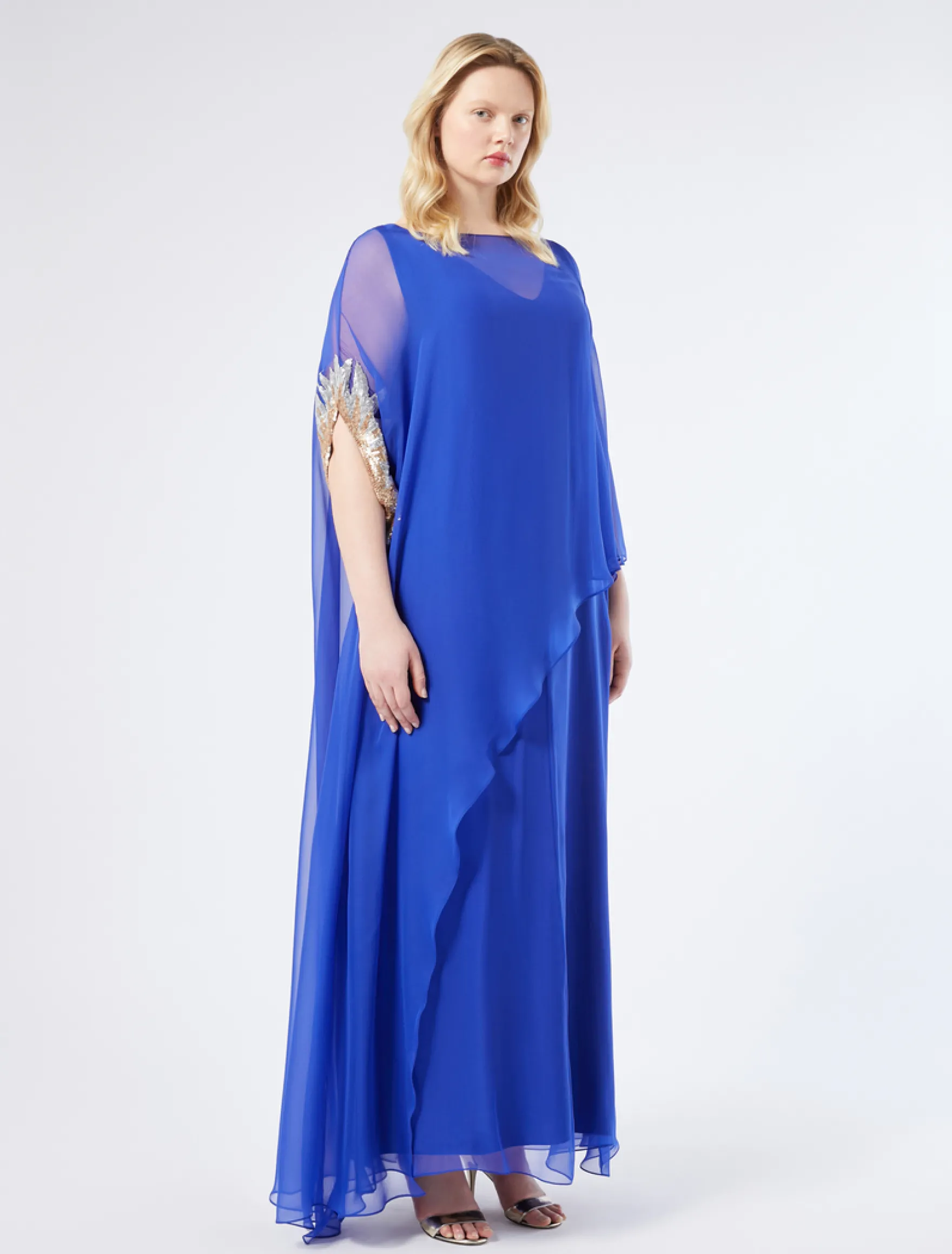 Abito in chiffon di pura seta - BLUETTE
