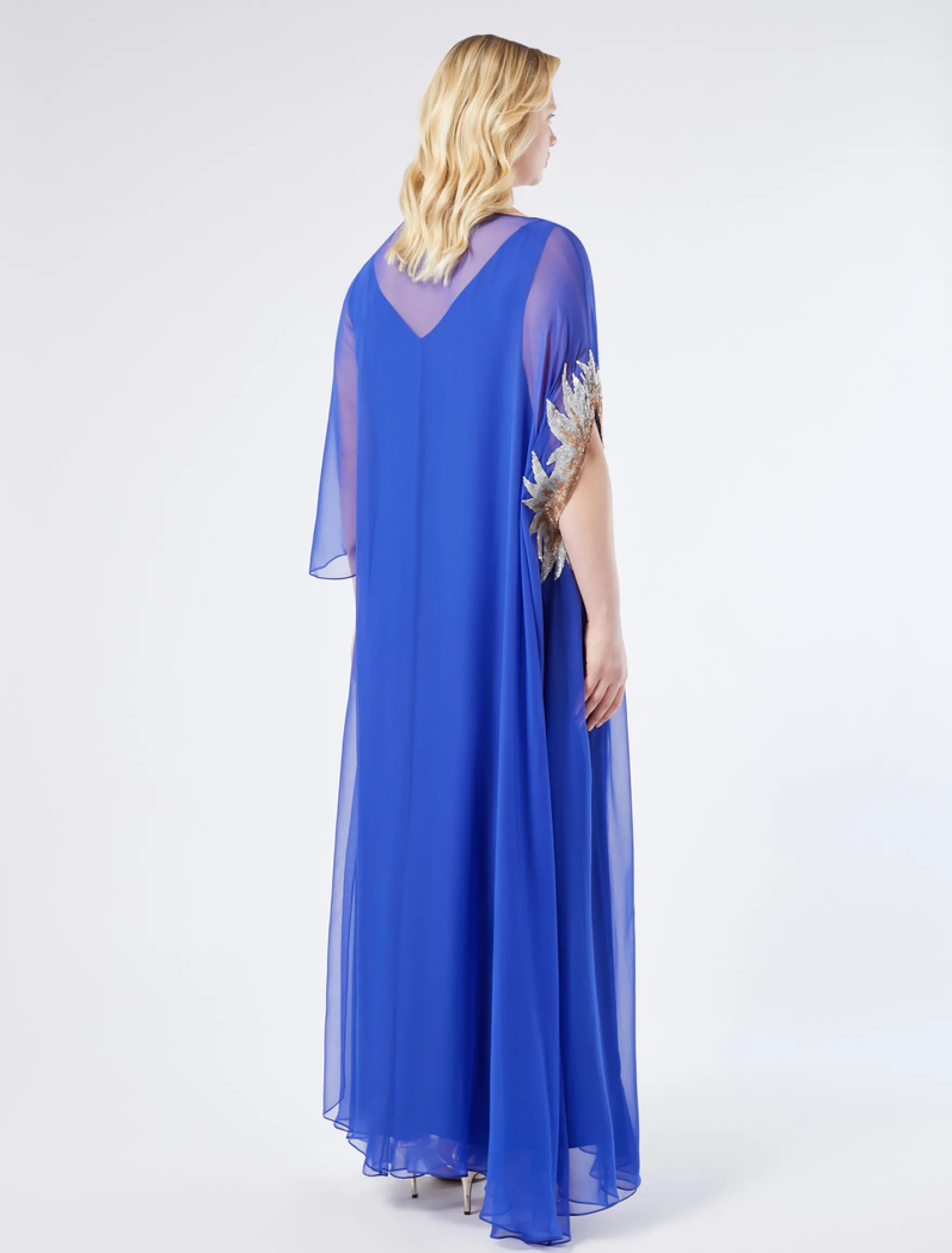 Abito in chiffon di pura seta - BLUETTE