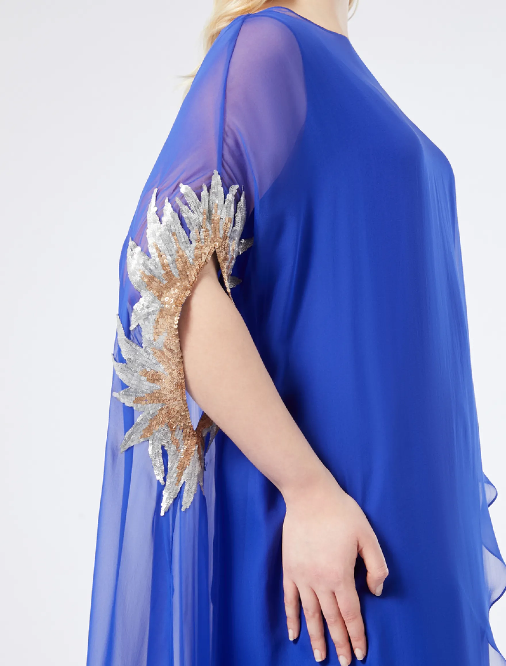 Abito in chiffon di pura seta - BLUETTE