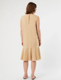 Abito in cotone - BEIGE