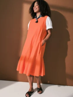 Abito in cotone - CORALLO