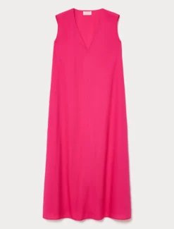 Abito in cotone - FUXIA
