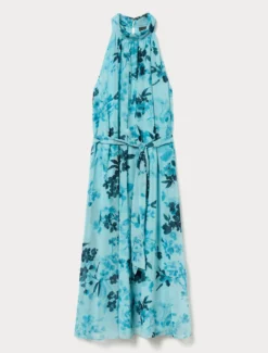 Abito in georgette - ACQUA