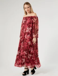 Abito in georgette - BORDEAUX