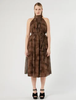 Abito in georgette - CUOIO