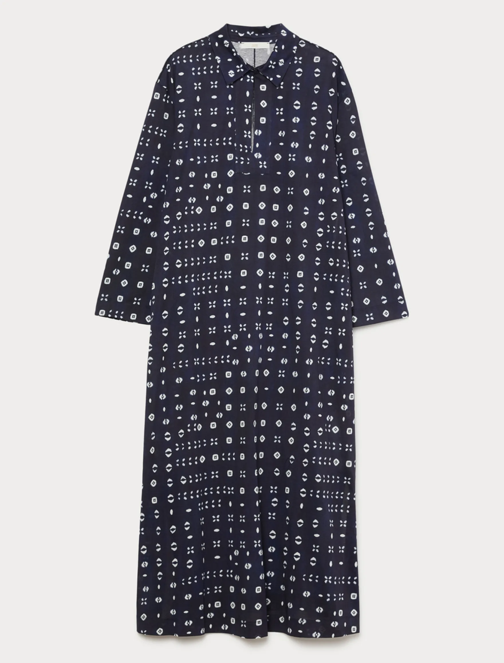 Abito in jersey di cotone - BLU