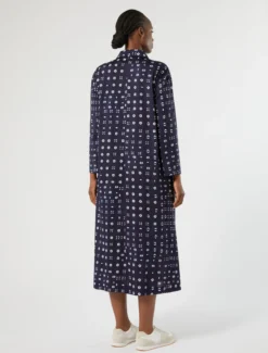 Abito in jersey di cotone - BLU
