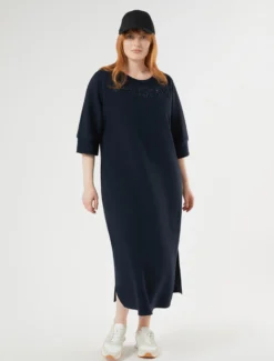 Abito in jersey double - BLU