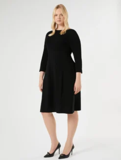 Abito in maglia di viscosa - NERO