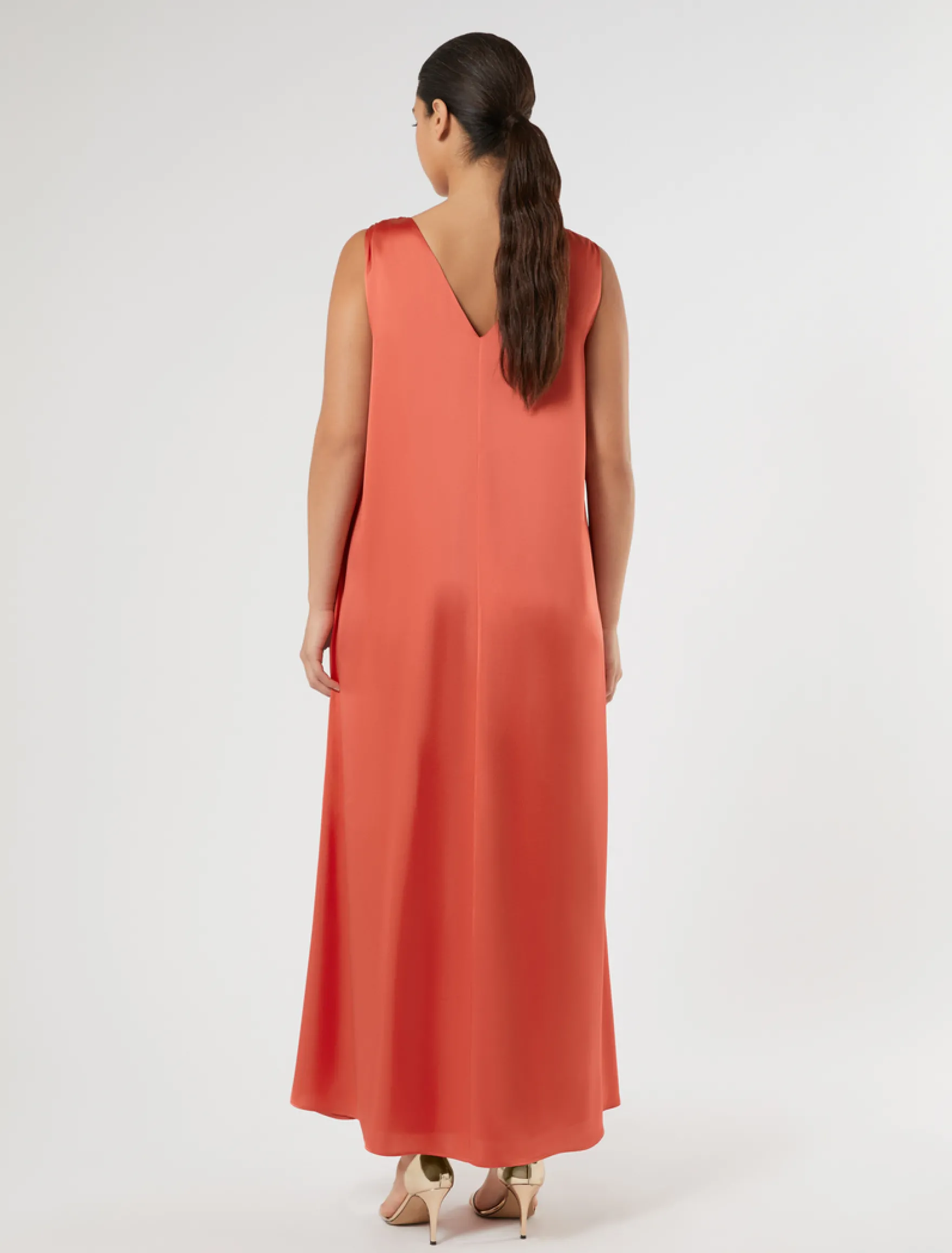 Abito in satin - CORALLO