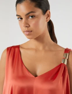 Abito in satin - CORALLO