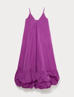 Abito in taffetà - FUXIA VIOLA