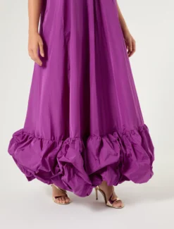 Abito in taffetà - FUXIA VIOLA