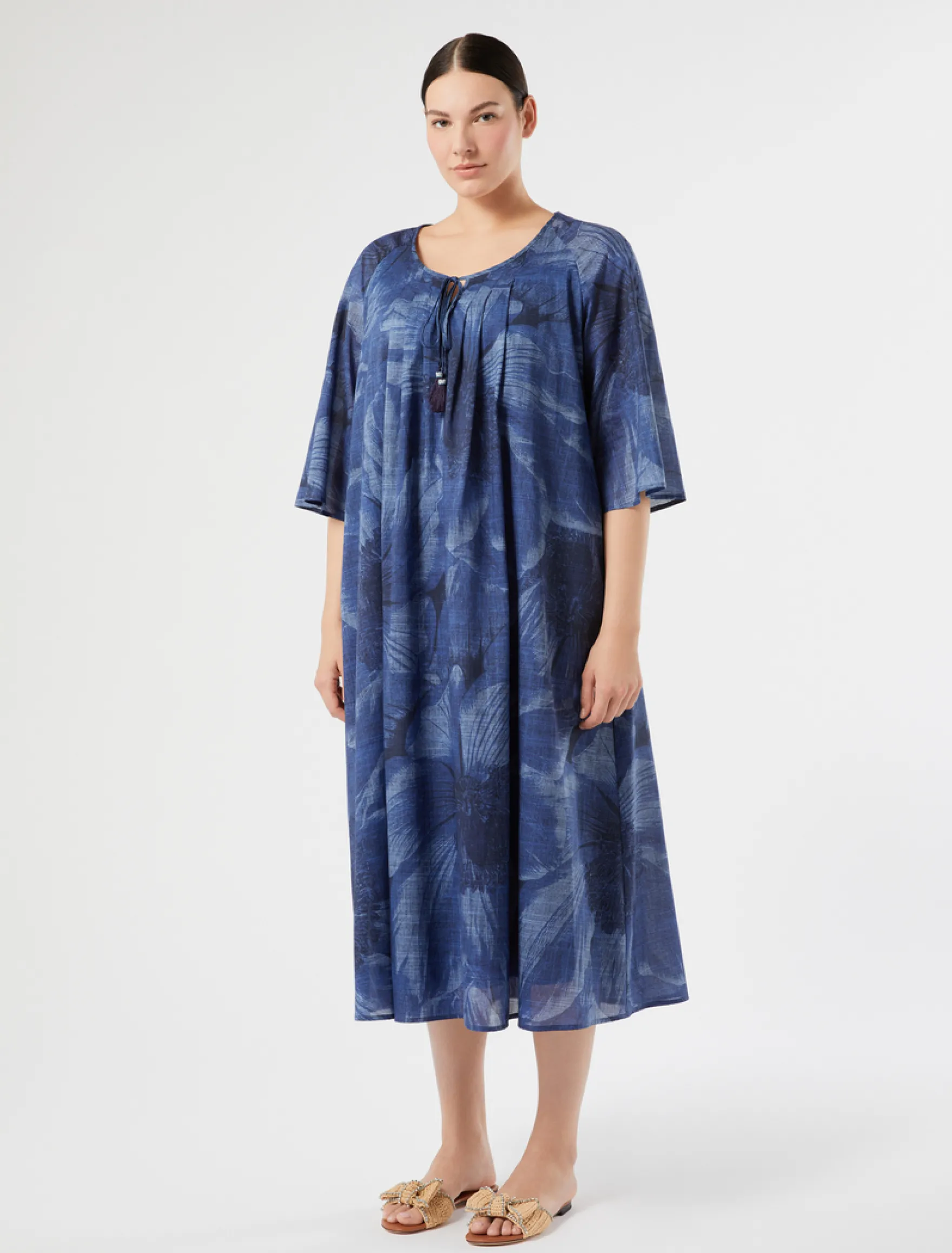 Abito in voile di cotone - BLUETTE