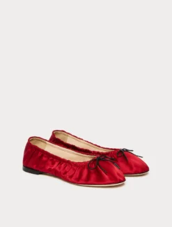 Ballerine in raso - CILIEGIA