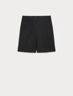 Bermuda in cotone - NERO