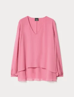 Blusa in georgette - ROSA
