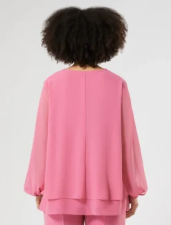 Blusa in georgette - ROSA