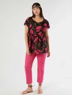 Blusa in mussola di cotone - CACAO