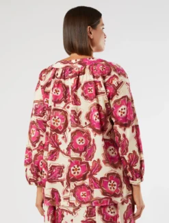Blusa in popeline di cotone - CIPRIA