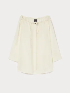 Blusa in puro lino - AVORIO