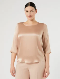 Blusa in satin - SKIN