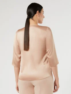 Blusa in satin - SKIN