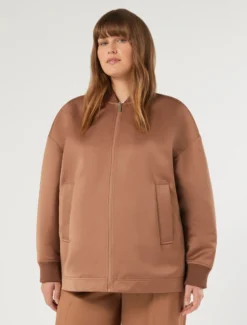 Bomber in duchesse - CARAMELLO