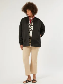 Bomber in duchesse - NERO