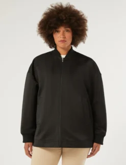 Bomber in duchesse - NERO
