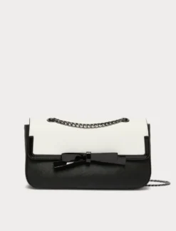 Borsa con fiocco - NERO