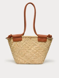 Borsa shopper in paglia - NATURALE