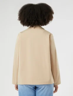 Caban in gabardina antigoccia - BEIGE