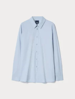 Camicia in cotone - AZZURRO