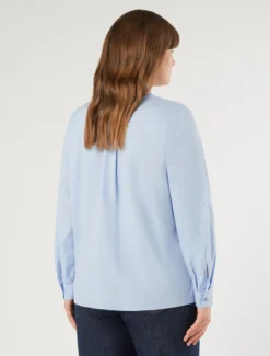 Camicia in cotone - AZZURRO