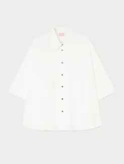 Camicia in cotone - BIANCO