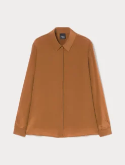 Camicia in crêpe de Chine - CUOIO