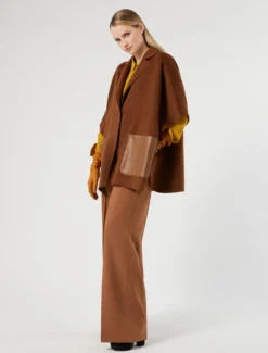 Camicia in crêpe de Chine - SENAPE