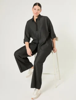Camicia in denim - BLU NOTTE