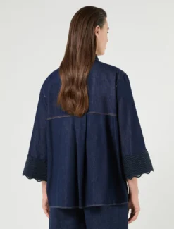 Camicia in denim - BLU NOTTE