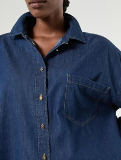 Camicia in denim - BLU NOTTE
