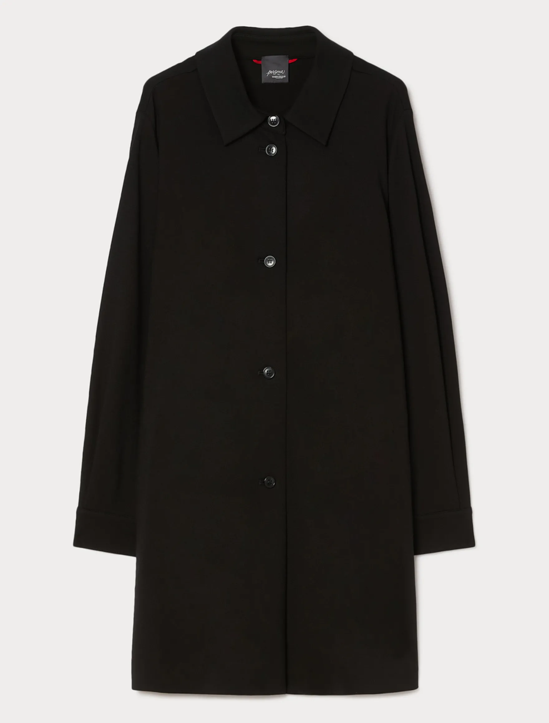 Camicia in jersey - NERO