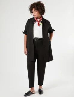 Camicia in jersey - NERO