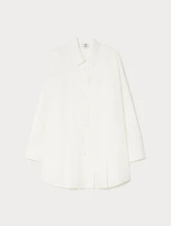 Camicia in microtwill di cotone - BIANCO OTTICO